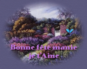 Gif animé bonne fête mamie je t'aime